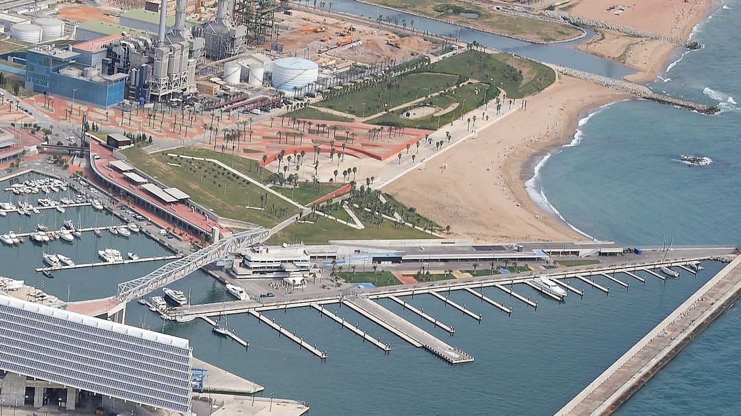 Playa El Fórum, Sant Adrià de Besòs, Barcelona / Fuente: mapama.gob.es