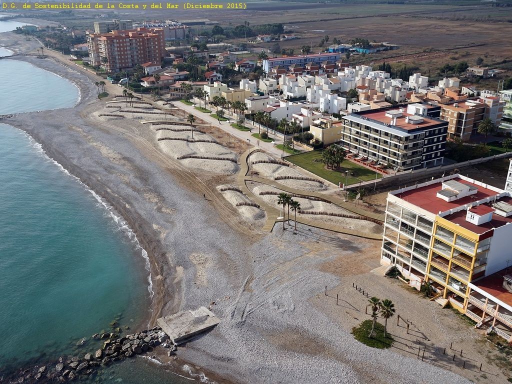Playa Playa Les Marines, Nules, Castellón / Fuente: mapama.gob.es