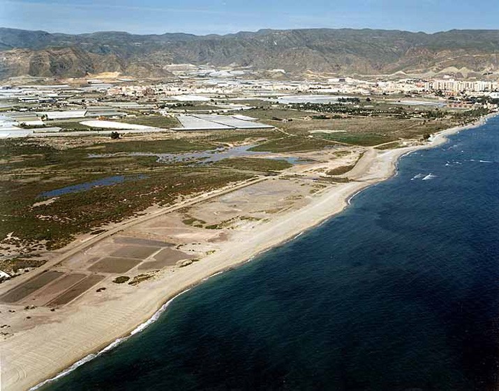 Playa Los Bajos, Roquetas de Mar, Almería / Fuente: mapama.gob.es