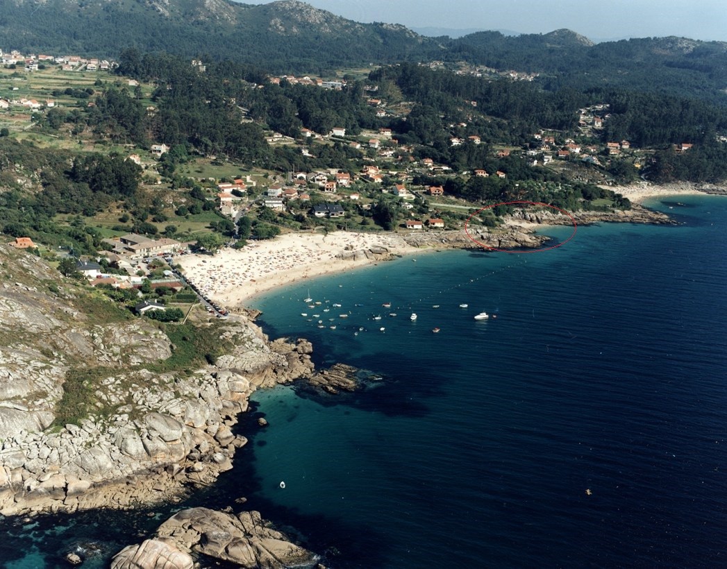 Playa Sartaxéns, Cangas, Pontevedra / Fuente: mapama.gob.es