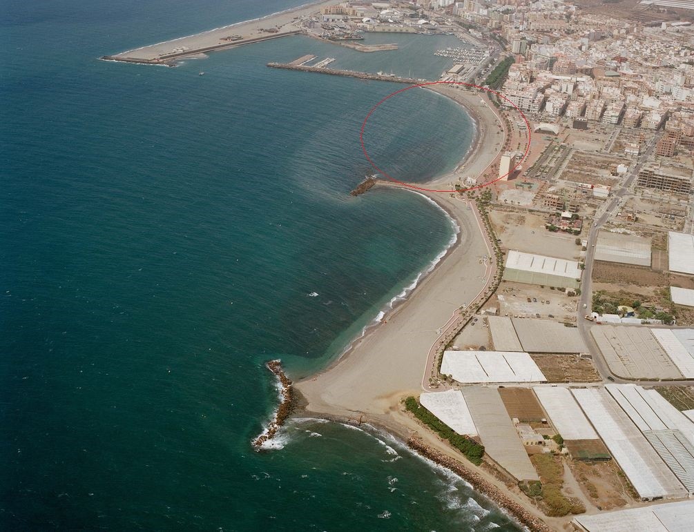 Playa San Nicolás, Adra, Almería / Fuente: mapama.gob.es