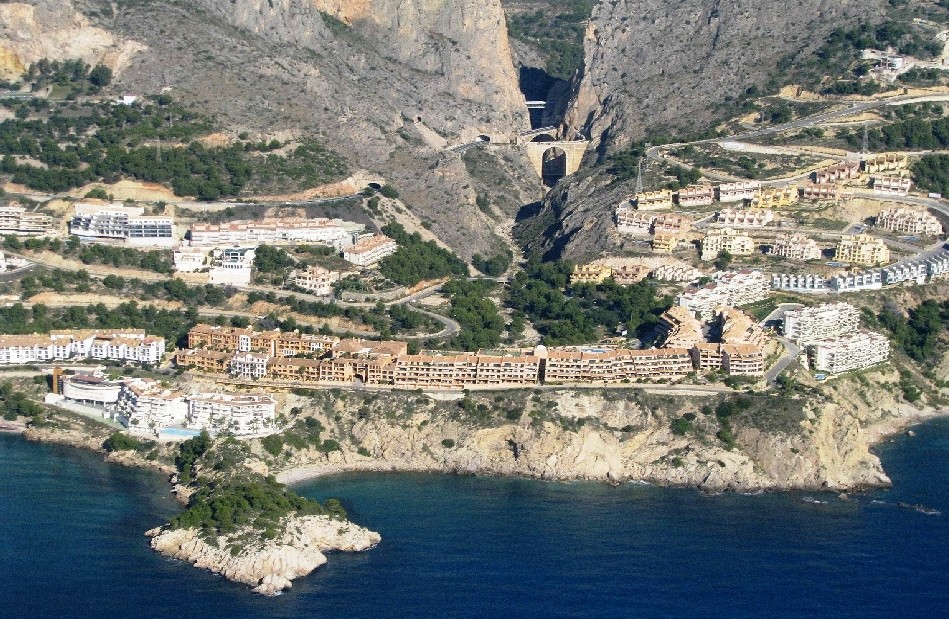 Playa Cala de la Barra Grande, Altea, Alicante / Fuente: mapama.gob.es