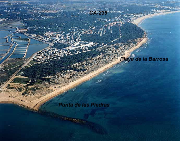 Playa Punta de las Piedras, Chiclana de la Frontera, Cádiz / Fuente: mapama.gob.es