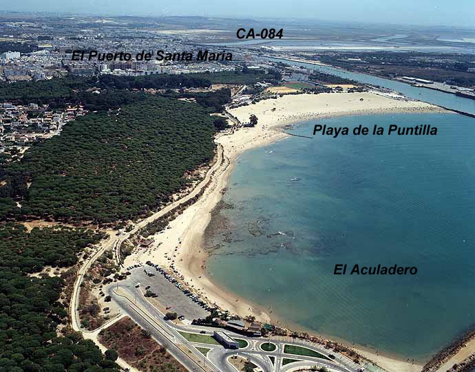 Playa La Puntilla, El Puerto de Santa María, Cádiz / Fuente: mapama.gob.es