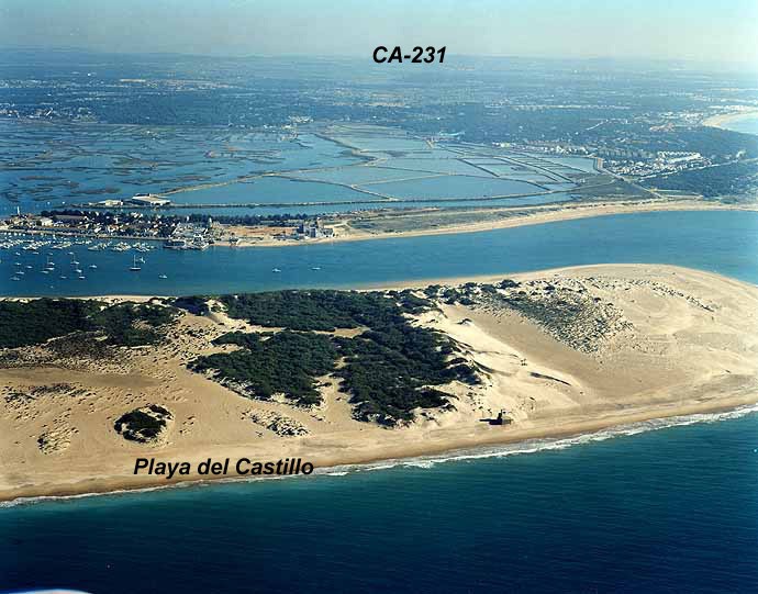 Playa El Castillo, San Fernando, Cádiz / Fuente: mapama.gob.es