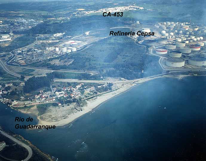 Playa Guadarranque, San Roque, Cádiz / Fuente: mapama.gob.es