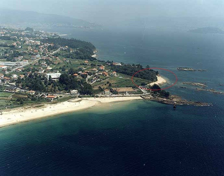 Playa Os Alemáns, Cangas, Pontevedra / Fuente: mapama.gob.es