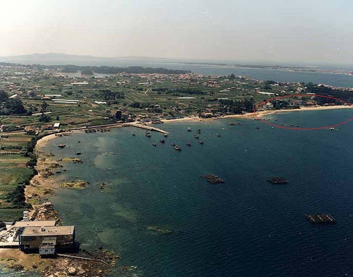 Playa As Sinas, Vilanova de Arousa, Pontevedra / Fuente: mapama.gob.es