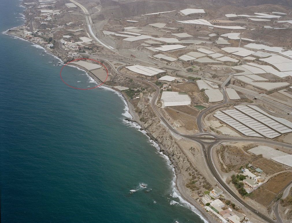 Playa Cala Junco, Adra, Almería / Fuente: mapama.gob.es