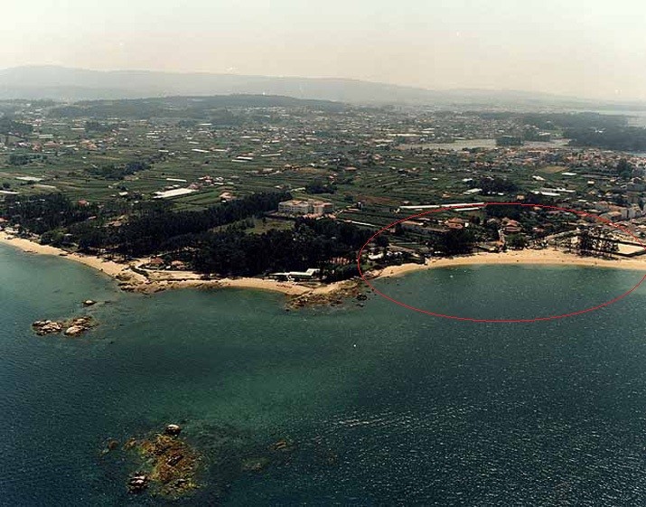 Playa Bornal, Vilanova de Arousa, Pontevedra / Fuente: mapama.gob.es