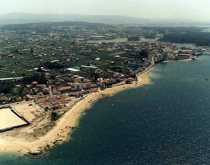 Playa As Brañas, Vilanova de Arousa, Pontevedra / Fuente: mapama.gob.es