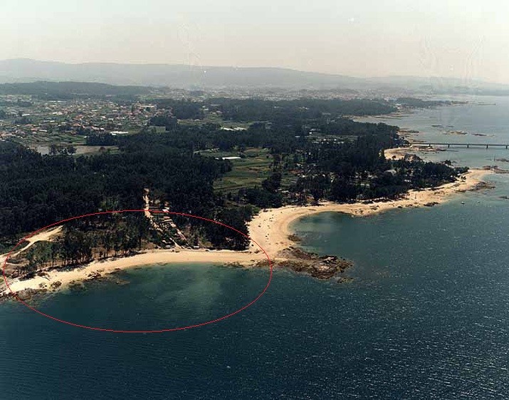Playa Con da Mina, Vilanova de Arousa, Pontevedra / Fuente: mapama.gob.es