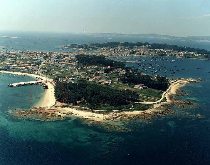 Playa Cabodeiro, A Illa de Arousa, Pontevedra / Fuente: mapama.gob.es