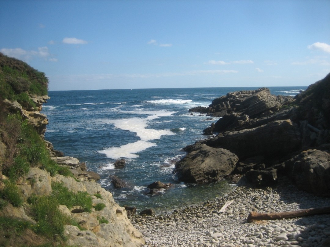 Playa Kapelaundi, Hondarribia, Guipúzcoa / Fuente: mapama.gob.es