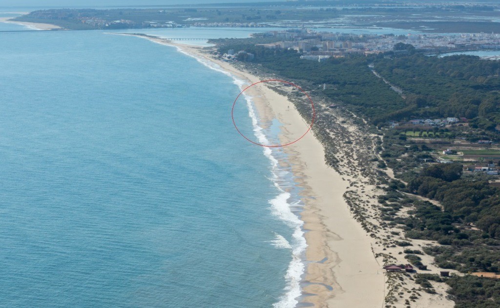 Playa Casita Azul, Isla Cristina, Huelva / Fuente: mapama.gob.es
