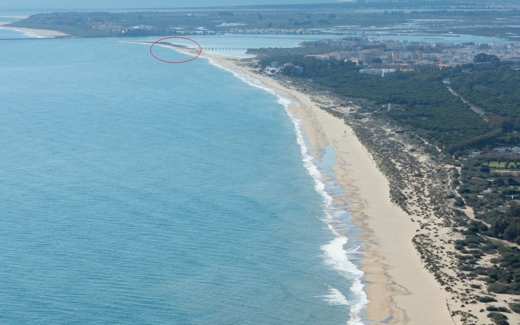 Playa Gaviota, Isla Cristina, Huelva / Fuente: mapama.gob.es