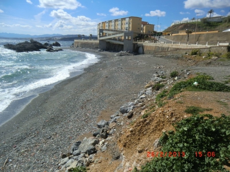 Playa Juan XIII, Ceuta / Fuente: mapama.gob.es