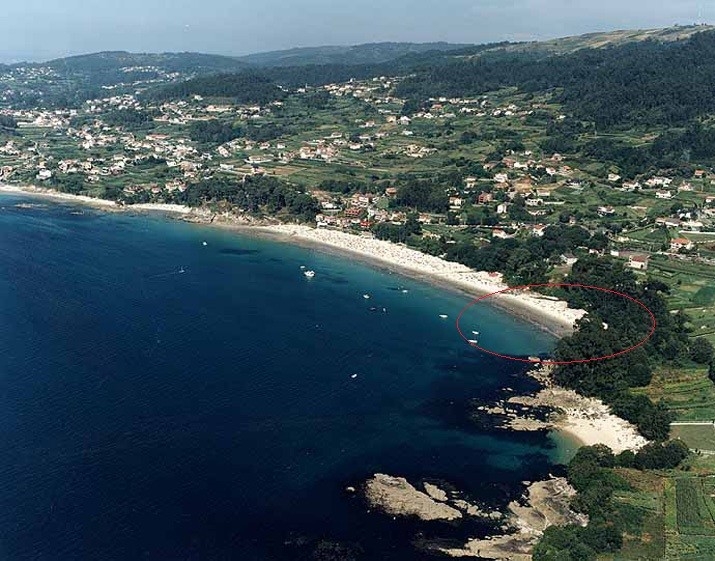Playa Muiño Vello, Bueu, Pontevedra / Fuente: mapama.gob.es
