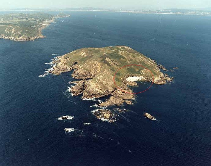 Playa Onza Sur, Bueu, Pontevedra / Fuente: mapama.gob.es