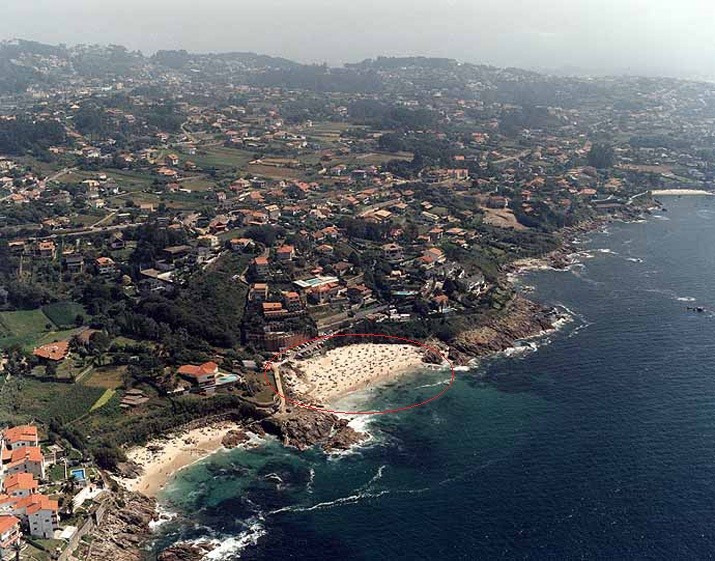 Playa Muíños de Fortiñón, Vigo, Pontevedra / Fuente: mapama.gob.es