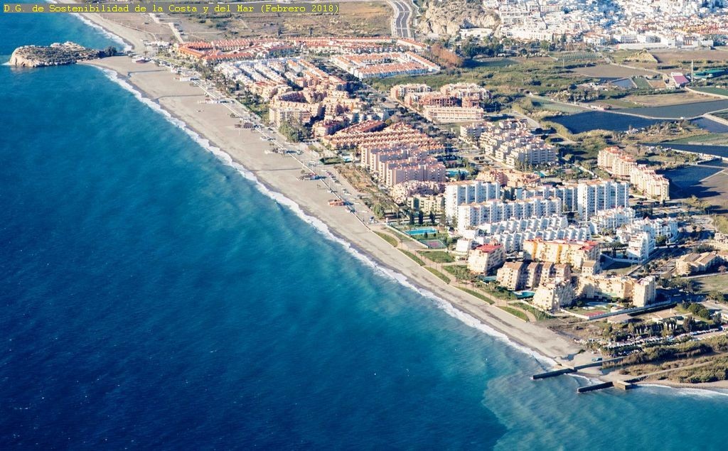 Playa La Charca, Salobreña, Granada / Fuente: mapama.gob.es