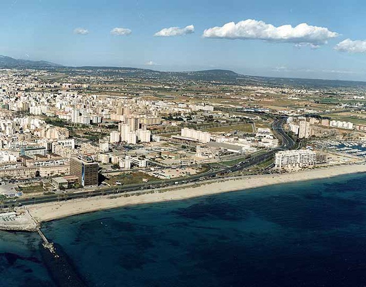 Playa C'an Pere Antoni, Palma de Mallorca, Mallorca / Fuente: mapama.gob.es