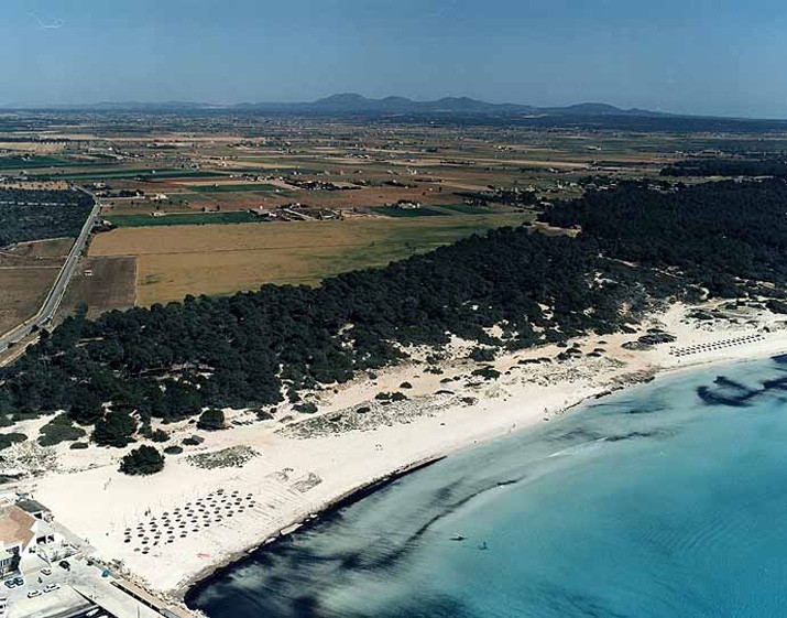 Playa S'Arenal de Sa Rápita, Campos, Mallorca / Fuente: mapama.gob.es