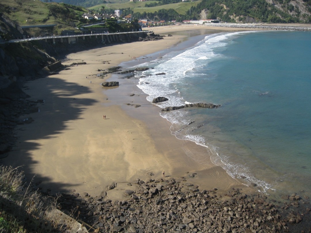 Playa Lapari, Deba, Guipúzcoa / Fuente: mapama.gob.es