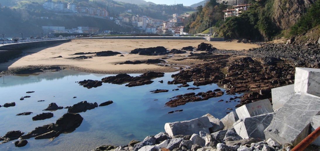 Playa Mutriku, Mutriku, Guipúzcoa / Fuente: mapama.gob.es