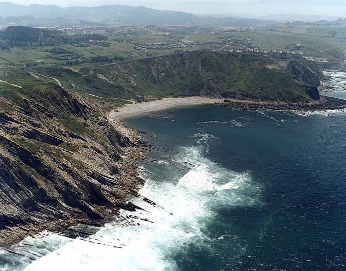 Playa Meñakoz, Sopela, Vizcaya / Fuente: mapama.gob.es
