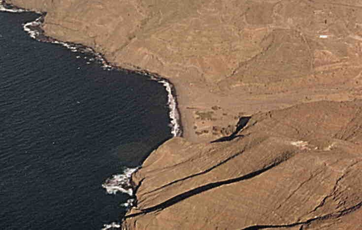 Playa Risco, Agaete, Gran Canaria / Fuente: mapama.gob.es
