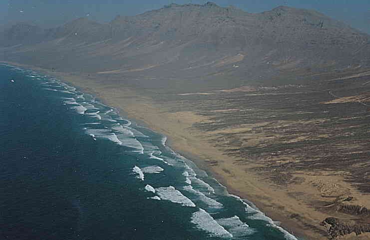 Playa El Cofete, Pájara, Fuerteventura / Fuente: mapama.gob.es