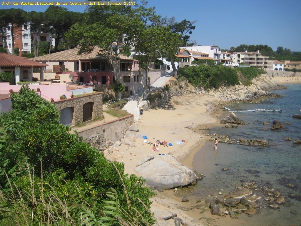 Playa Sa Tamardia, Palamós, Girona / Fuente: mapama.gob.es