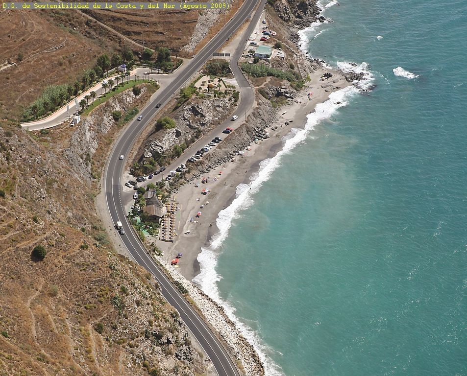 Playa Wilches, Torrox, Málaga / Fuente: mapama.gob.es