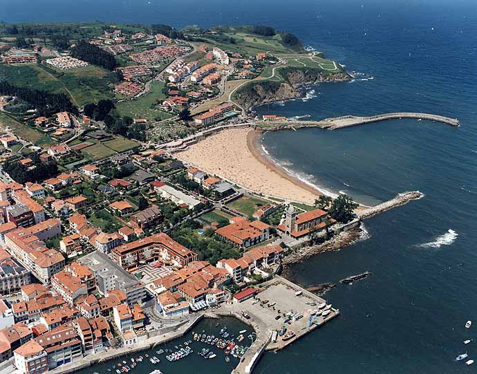 Playa Luanco, Gozón, Asturias / Fuente: mapama.gob.es
