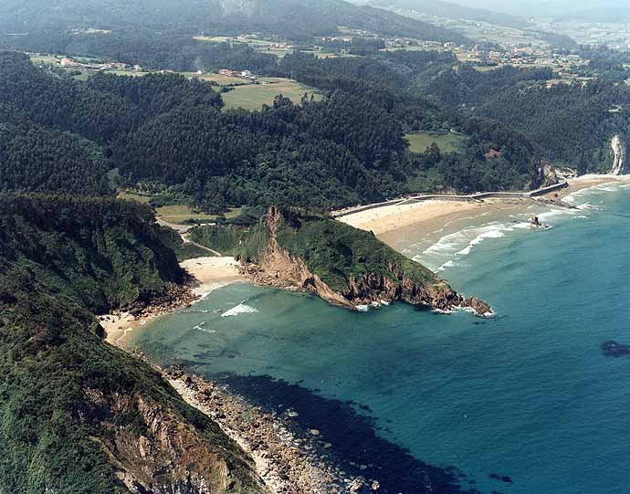 Playa Aguilar, Muros de Nalón, Asturias / Fuente: mapama.gob.es