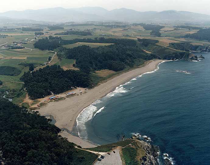 Playa Frejulfe, Navia, Asturias / Fuente: mapama.gob.es