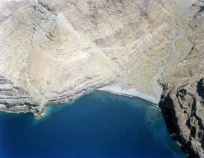 Playa La Negra, Alajeró, La Gomera / Fuente: mapama.gob.es