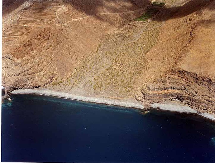 Playa Chinguarime, San Sebastián de la Gomera, La Gomera / Fuente: mapama.gob.es