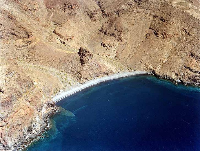 Playa La Roja, San Sebastián de la Gomera, La Gomera / Fuente: mapama.gob.es