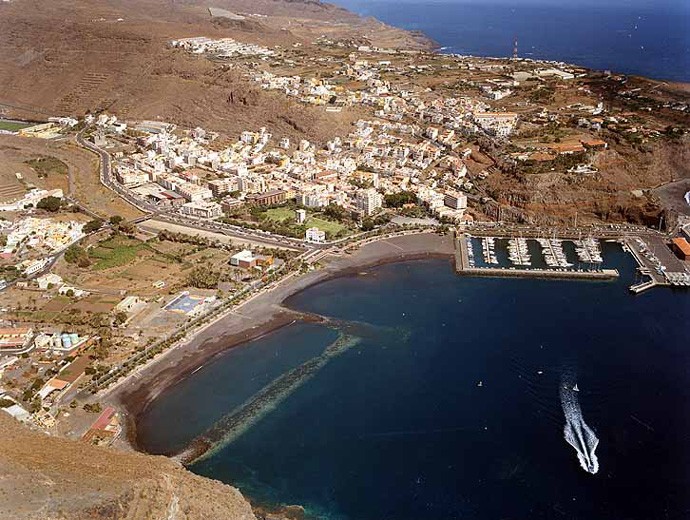 Playa San Sebastián, San Sebastián de la Gomera, La Gomera / Fuente: mapama.gob.es