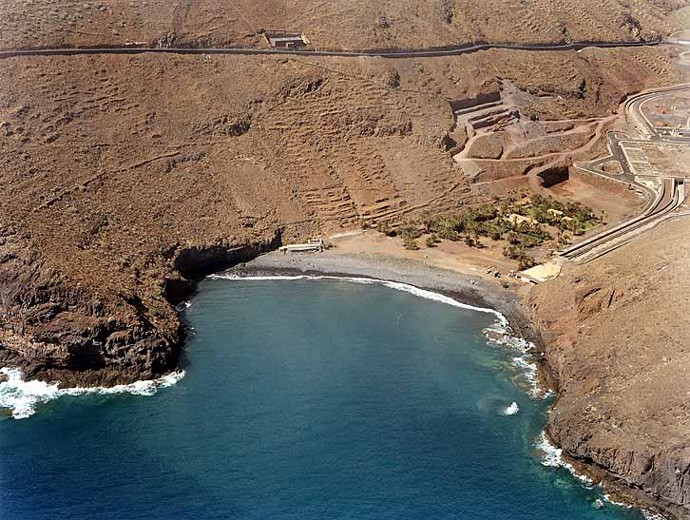 Playa Avalo, San Sebastián de la Gomera, La Gomera / Fuente: mapama.gob.es