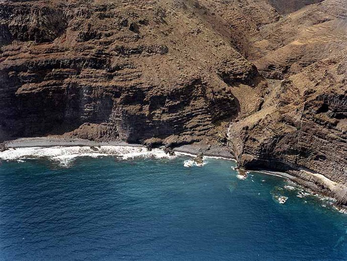 Playa Zamora, San Sebastián de la Gomera, La Gomera / Fuente: mapama.gob.es