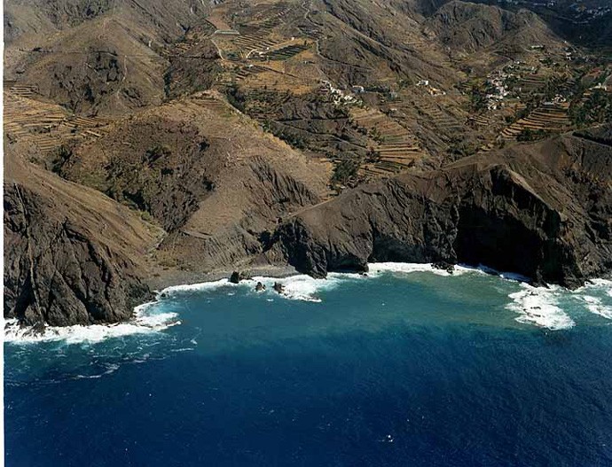Playa El Trigo, Vallehermoso, La Gomera / Fuente: mapama.gob.es