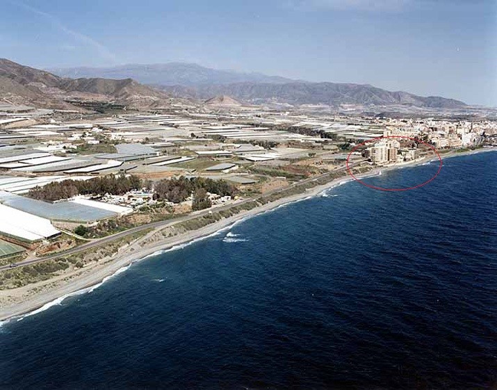Playa La Caracola, Adra, Almería / Fuente: mapama.gob.es