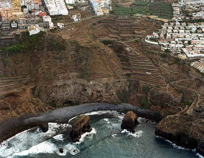 Playa El Roque, Los Realejos, Tenerife / Fuente: mapama.gob.es