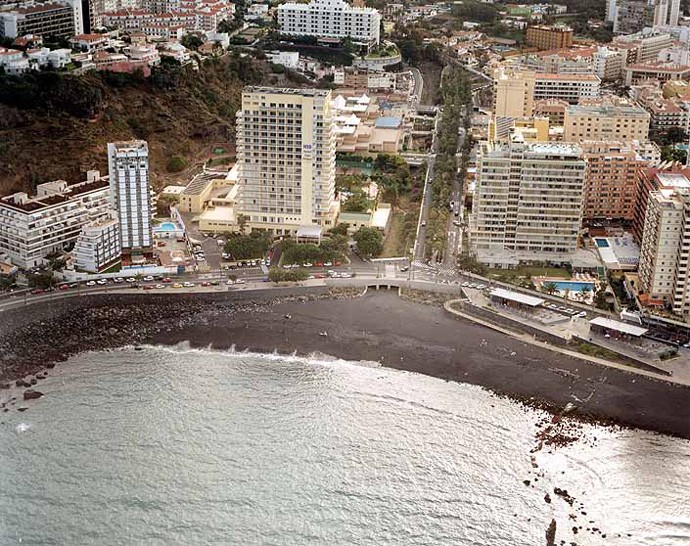 Playa Martianez, Puerto de la Cruz, Tenerife / Fuente: mapama.gob.es