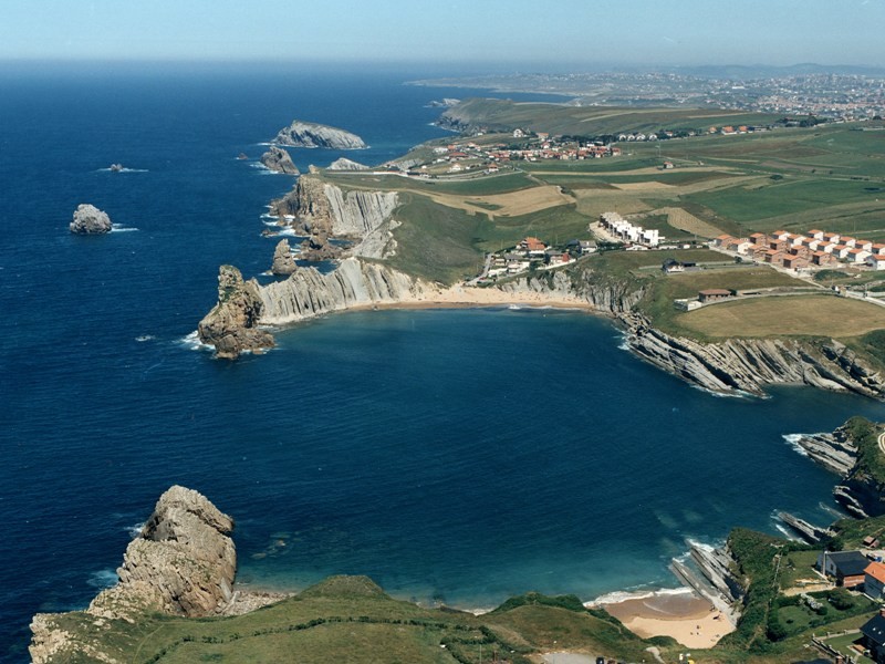 Playa Portio, Piélagos, Cantabria / Fuente: mapama.gob.es