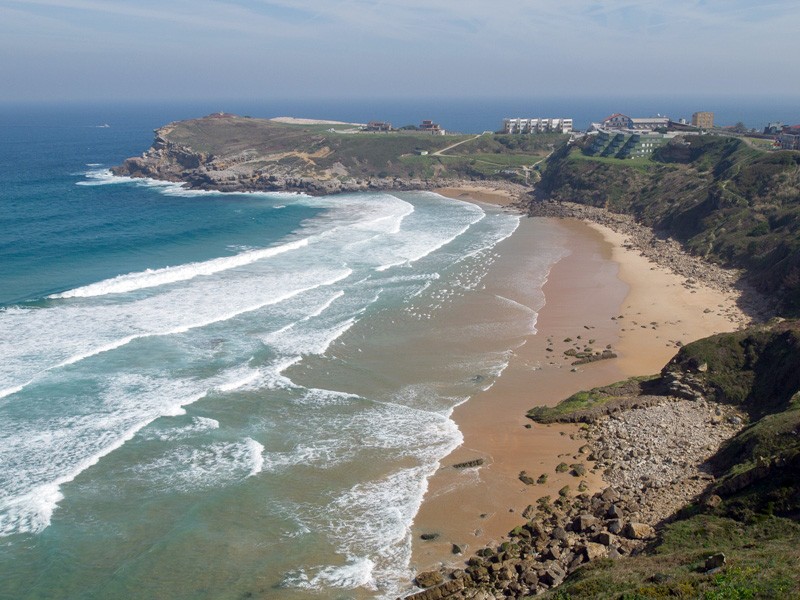 Playa Los Locos, Suances, Cantabria / Fuente: mapama.gob.es