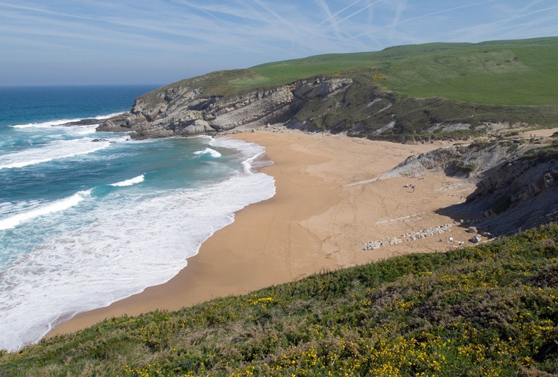 Playa El Sable, Suances, Cantabria / Fuente: mapama.gob.es